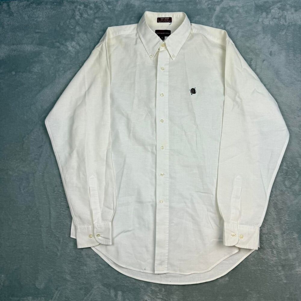 Ralph-lauren Men's White and Cream Shirt